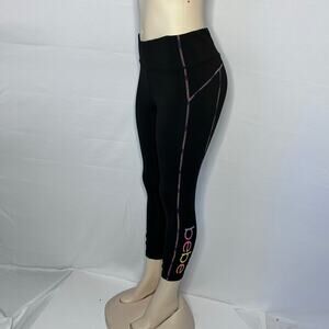 Bebe Sport Black High-Rise Leggings Women’s Size L Activewear
